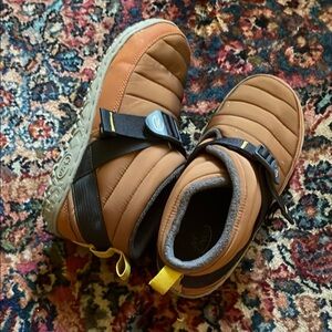 Chaco Brown and Tan Slippers with Premium Leather